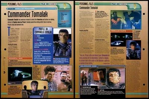 Commander Tomalak - Romulan Personnel - Star Trek Fact File Page - Picture 1 of 1