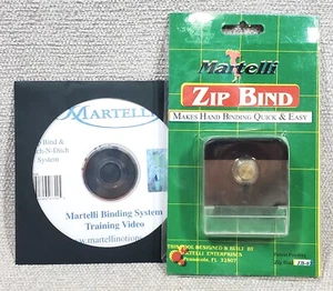 Martelli ZIP BIND TOOL for Binding Quilts + Training DVD New in Pkg. ZB-02 - Picture 1 of 3