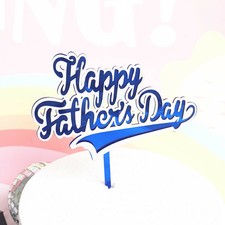 Happy Father day Acrylic Cake Topper Birthday Party Cake Decorati jiTEWA