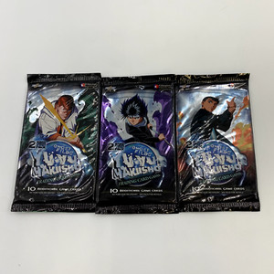 Lot of (3) Yu Yu Hakusho Ghost Files Trading Card Game TCG Blister Packs 2003