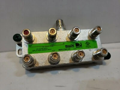 DIRECTV 8-WAY SWM SPLITTER GREEN LABEL, P/N MSPLIT8R1-03  - Image 1 of 4