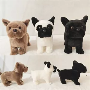 Simulazione Bulldog Francese Peluche Cani Imbottiti Cane Imbottito Animale Bambini Giocattolo - Foto 1 di 15