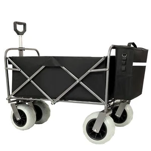 Beach Wagon with Big Wheels for Sand 500lbs capacity - All Terrain Steel Frame U - Picture 1 of 12