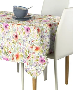 Botanical Gardens Dogwood Fabric Tablecloths - Assorted Sizes Available - Picture 1 of 1