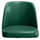 Lancaster Seating 19 In Wide Green Vinyl Barstool Replacement Bucket Seat(Only)