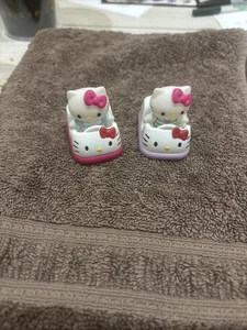 Hello Kitty Busy Bumper Cars Mega Bloks Lot Of 2 Rare - Picture 1 of 3