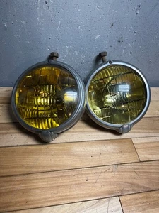 1939-48 Chevy GM Ford Electro Line No 2  Fog Lights ACCESSORY FOG LIGHTS - Pair - Picture 1 of 6