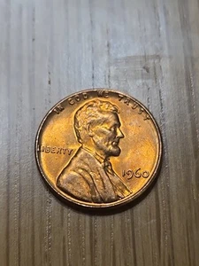 Pristine 1960 No Mint Mark Penny Coin - Picture 1 of 2