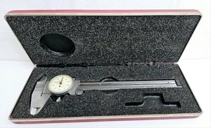 Pinza vintage Starrett #120 quadrante 6" con cassa originale - Foto 1 di 15