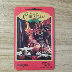 Tarjeta telefónica Nueva Zelanda Telecomunicaciones Navidad Santa - Imagen 1 de 2