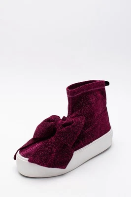 PVP €132 APEPAZZA Zapatillas Tejidas US7 UK4 EU37 Rosa Forma Plana Foto 1 de 4