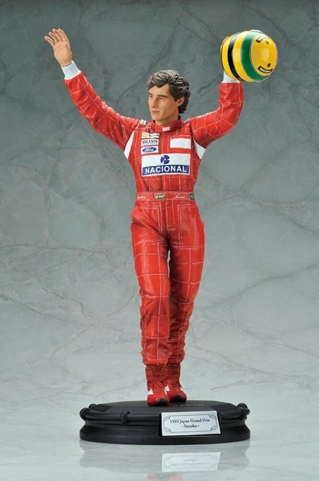 Estatua de Bellas Artes Kotobukiya Escala 1/6 Ayrton Senna 1993 Suzuka GP con Tarjeta Coa Foto 1 de 4