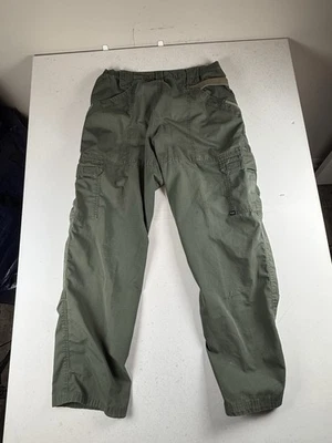 Pantalones 5.11 Tactical Series Hunter Verde Multibolsillo Carga Talla 36x32 Foto 1 de 4