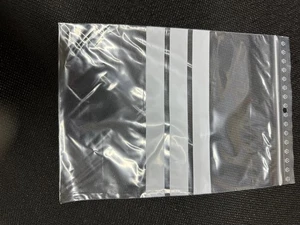 Grip Seal Clear Poly Bags Resealable Zip Lock  Write On  160mm X  220mm 50micron - Picture 1 of 5