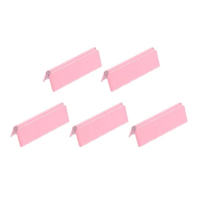 5 piezas abrazaderas de crimpado de extremo de cinta, punta de extremos de correa de 32 mm/1,26 pulgadas, rosa claro Foto 1 de 4