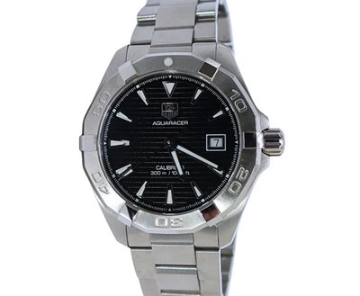 Tag Heuer Aquaracer 41mm Calibre 5 Automatic Stainless Steel Watch WAY2110 - Image 1 of 4