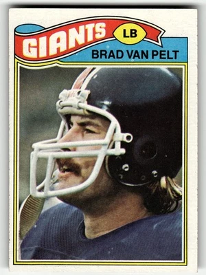1977 Topps FOOTBALL Brad Van Pelt #175 New York Giants HIGH GRADE BEAUTY! - Image 1 of 2