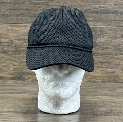 Gorra de béisbol Lululemon con correa ajustable malla negra atlética para correr yoga Foto 1 de 4