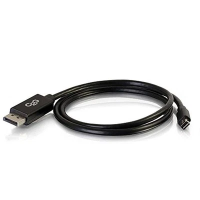 C2G 84301 2m Mini-DisplayPort/Thunderbolt to DisplayPort Monitor Cable Black Bla - Bild 1 von 4