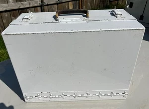 Vintage Military Tool Box Case 18" X 9" X 14" - Picture 1 of 16