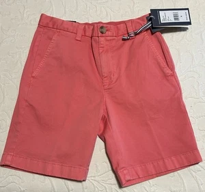 Vineyard Vines Boys Stretch Breaker Shorts NWT Jetty Red 8 - Picture 1 of 3