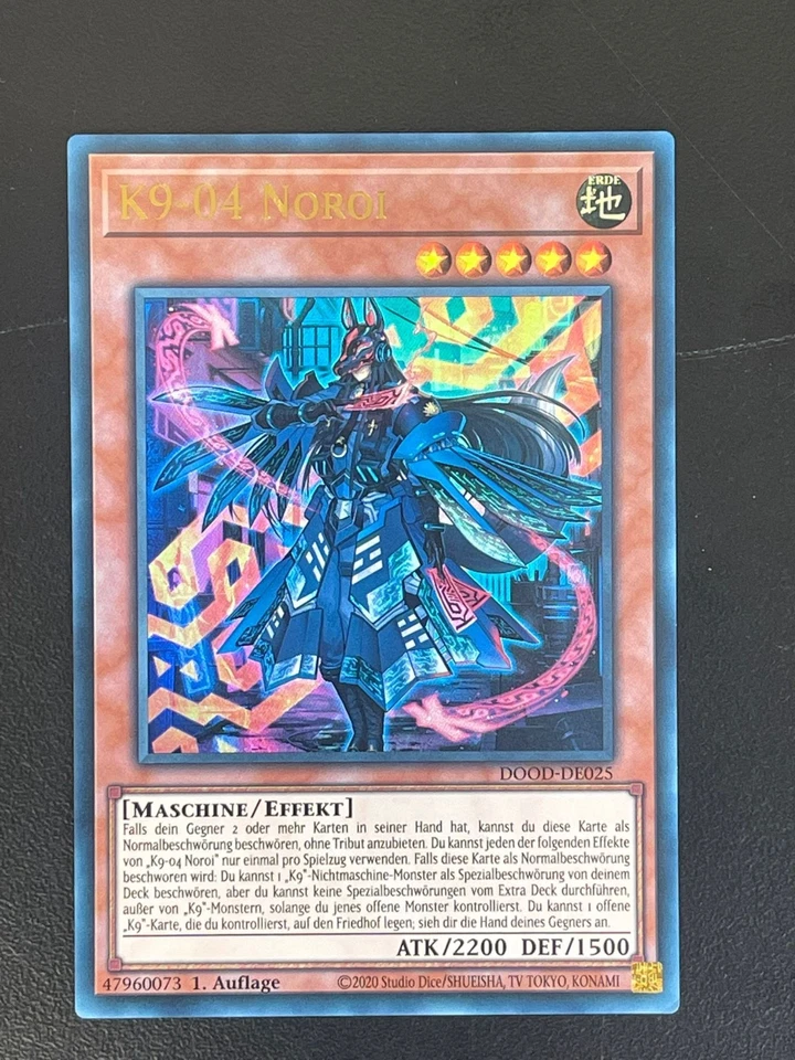 K9-04 Noroi DOOD-DE025 Ultra Rare Deutsch NM Yugioh - Bild 1 von 1