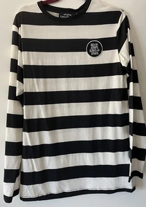Top unisex Killstar Wednesday Suburban Gothic manica lunga - taglia S nuovo con etichette - Foto 1 di 13