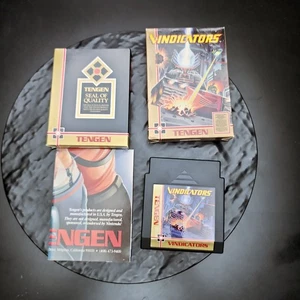 Vindicators Nintendo NES Tengen CIB Complete Game+Box+Manual Tested Works 🎮 - Picture 1 of 5