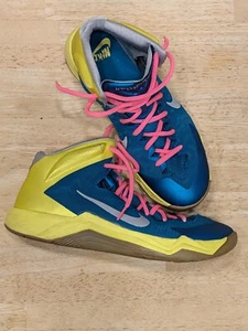 Nike Hyperquickness 2013 Blue - Yellow size 7.5 599519-300 - Picture 1 of 9