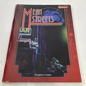 Mean Streets Blood Shadows Campaign Pack West End Games 1994 Stephen Crane RPG - Picture 1 of 2