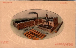 MINNESOTA - MINNEAPOLIS MAKES GOOD - SALISBURY & SATTERLEE MATTRESS - POSTCARD - Picture 1 of 2