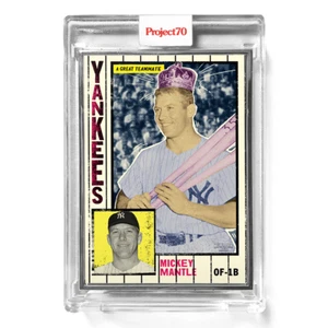 Topps Project70® Card 284 - 1984 Mickey Mantle by New York Nico - A/P #22/51 - Picture 1 of 3