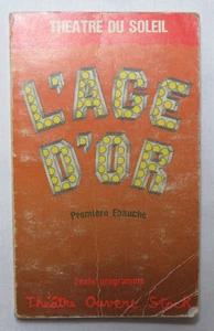 Théâtre du Soleil – L’âge d’or texte programme – Stock 1976 - Picture 1 of 6