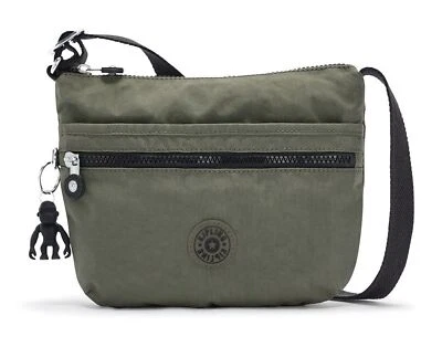 kipling Basic Eyes Wide Open Arto S Small Crossbody S Umhängetasche Green Moss - Bild 1 von 4
