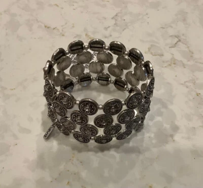 PULSERA ALTA DE CRISTAL GENUINO ONE VIVI (COOKIE LEE) NUEVA CON ETIQUETA #93545 PRECIO DE VENTA SUGERIDO POR EL FABRICANTE 38 USD Foto 1 de 2