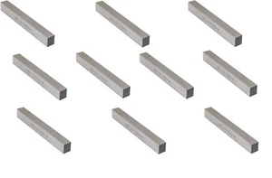 10 PCS 1/2" X 1/2" X 4" M2 HSS TOOL BIT SQUARE LATHE FLY CUTTER MILL BLANK - Picture 1 of 3