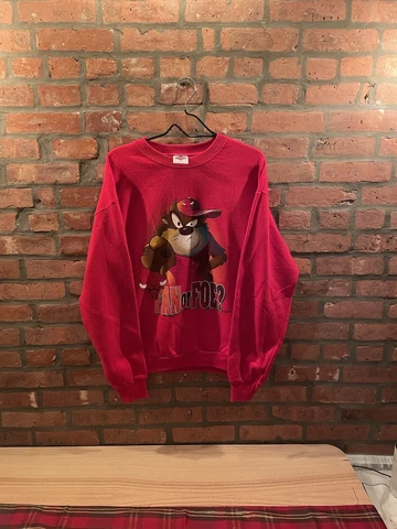 Vintage Chicago Bulls Sweatshirt with Taz, Large Cover