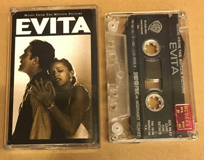EVITA SOUNDTRACK NADONNA (1996) CASSETTE MADE IN TURKEY - Image 1 of 2