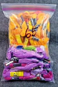 99 Embroidery Floss Skeins - (c18b1) - Picture 1 of 4