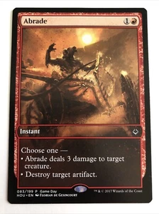 MTG Game Day Promo Abrade 083/199 LP - Imagen 1 de 2