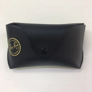 Ray Ban TALLA JUMBO Negro Gafas de sol Estuche Cierre a presión Cinturón Lazo - Imagen 1 de 5