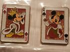 Disney Pin Mickey & Minnie Mouse Hkdl Playing Card Poker Mystery Tin Set Hong Ko