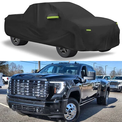 Cubierta completa impermeable para automóvil exterior lluvia nieve polvo protector para GMC Sierra 3500 Foto 1 de 4