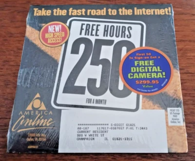 1999 - AOL CD - America Online - Take the fast road to the internet! - Sealed - Image 1 of 2