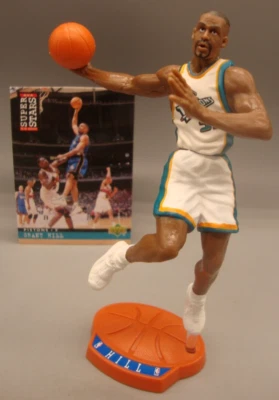FIGURA SUELTA 1998 MATTEL SUPERSTARS GRANT HILL PISTONES DETROIT Foto 1 de 4