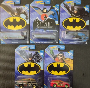 HOTWHEELS Diecast Car 1:64 - BATMAN Series 2023 DC Batmobile Complete Set MIX 1 - Photo 1/11