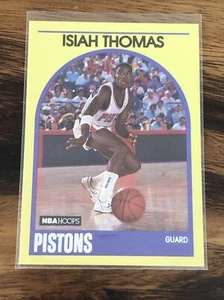 1989-90 Hoops Superstars Yellow #27 Isiah Thomas - Imagen 1 de 2