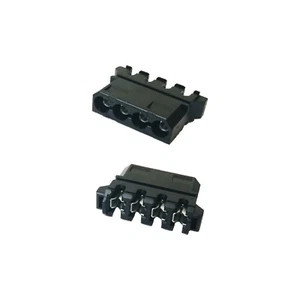 Connecteur d'alimentation Molex femelle 4 broches 90° 180° degrés noir + 4 broches femelles MacroMods - Photo 1/3