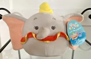 Juguete de peluche Squishmallows Kellytoy 5" Disney Dumbo Elephant Squishmallow nuevo con etiquetas - Imagen 1 de 7