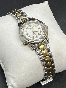 Guess Waterpro Indiglo Two Tone Ladies Quartz Watch Used *Needs Battery* - Picture 1 of 8